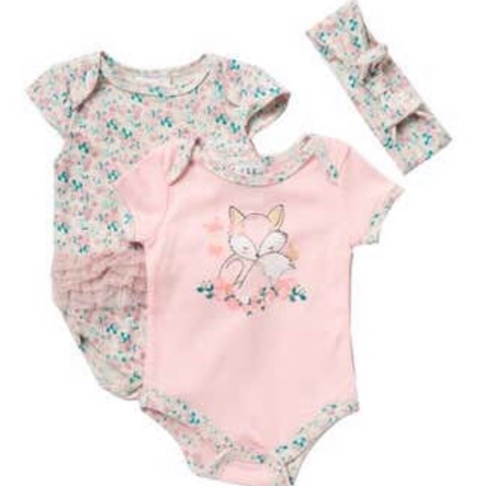 Nicole Miller Rumba Bodysuits and Headband Set